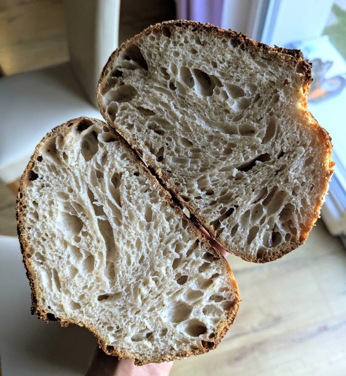 My best crumb after hundreds of tries (same day bake)