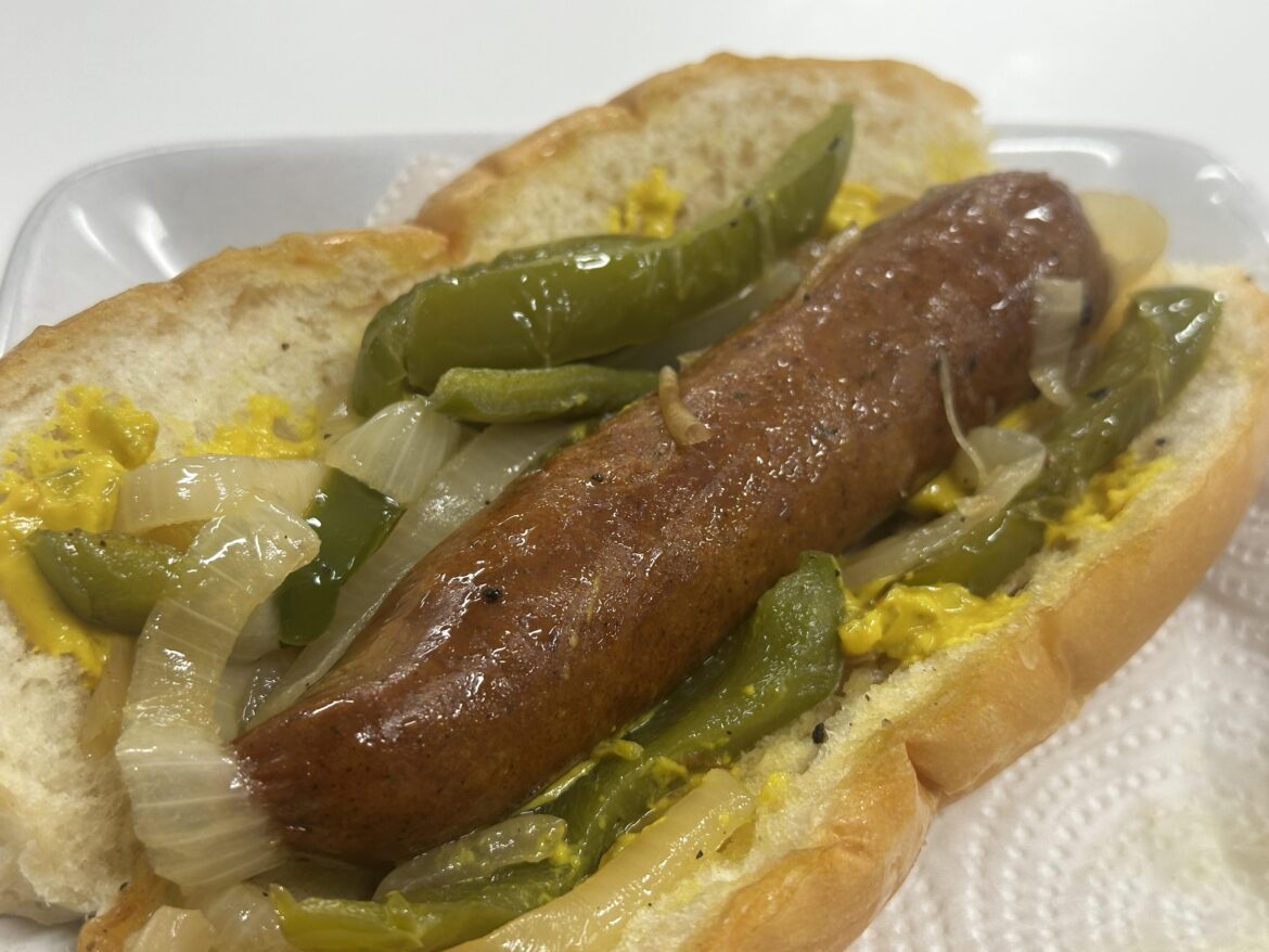 Sausage and Peppers for work lunch.