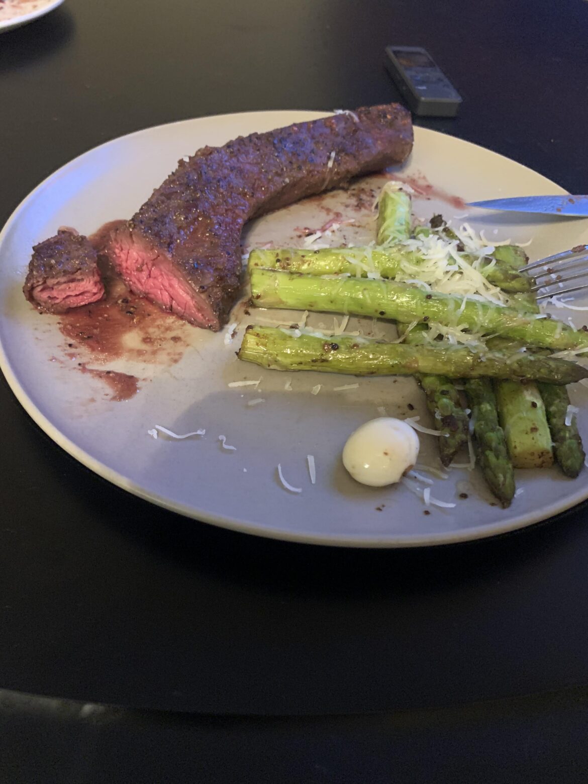 Hanger steak I made last night