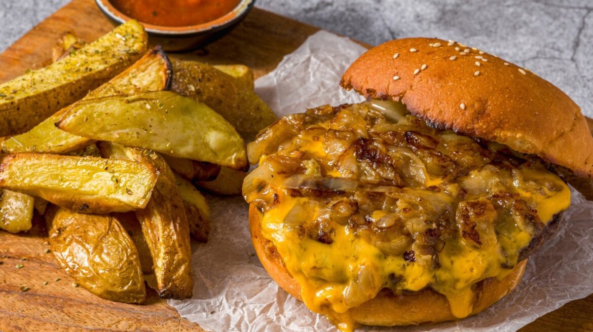 The Unexpected Canned Ingredient Giving Smashburgers A Juicy Glow-Up