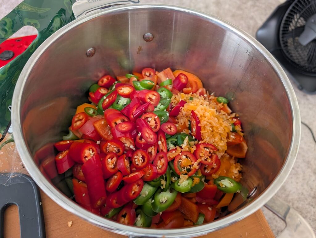 Current hot giardiniera recipe