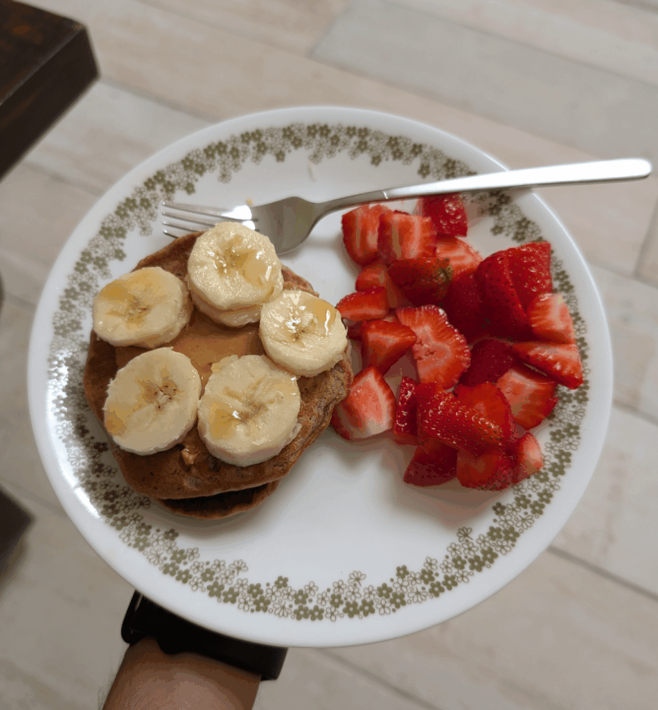 Applesauce protein pancakes 🥞