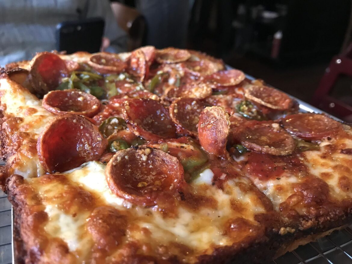 Pepperoni Detroit-Style Pizza