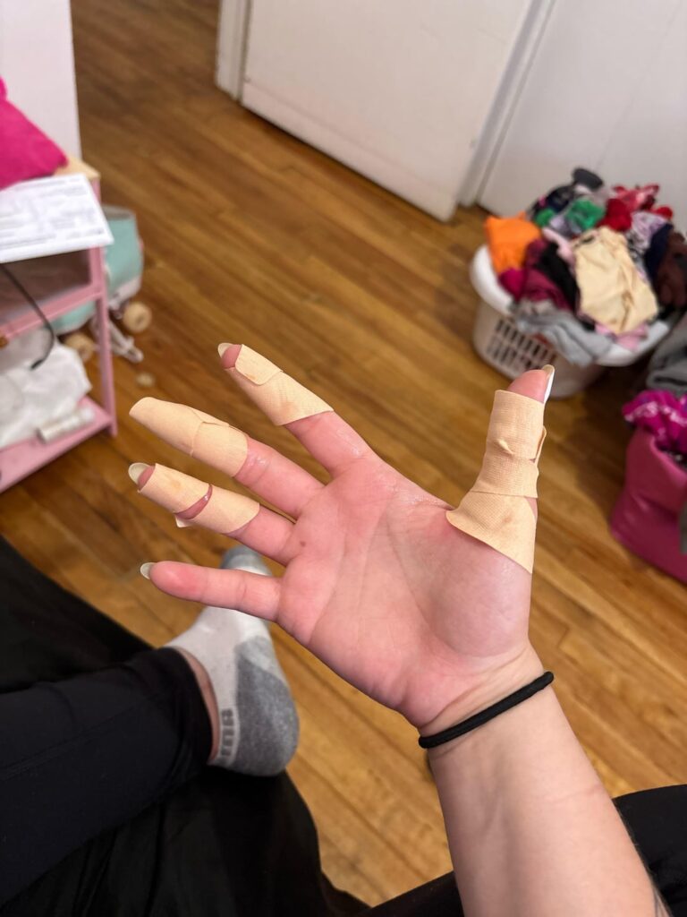 I tried to put the lid back on my Dutch oven bare handed, rate my crumb!