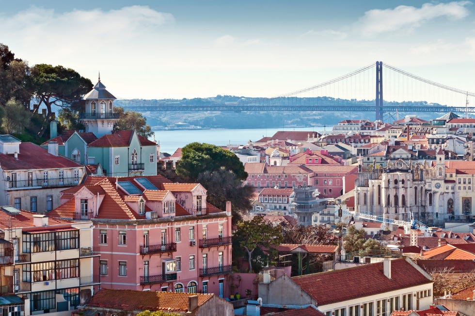lisbon's urban slyline