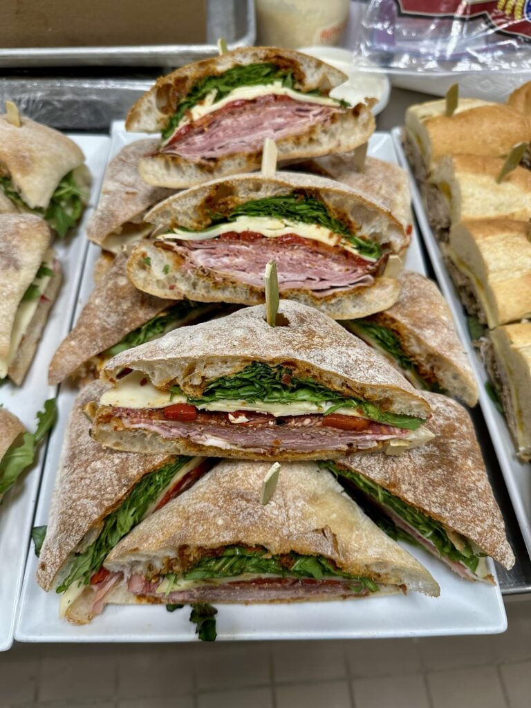 I made some sandwiches today.