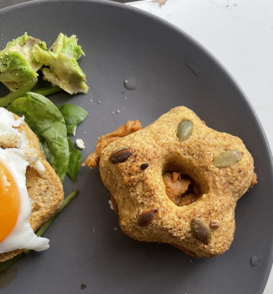 High fibre bagel recipe!