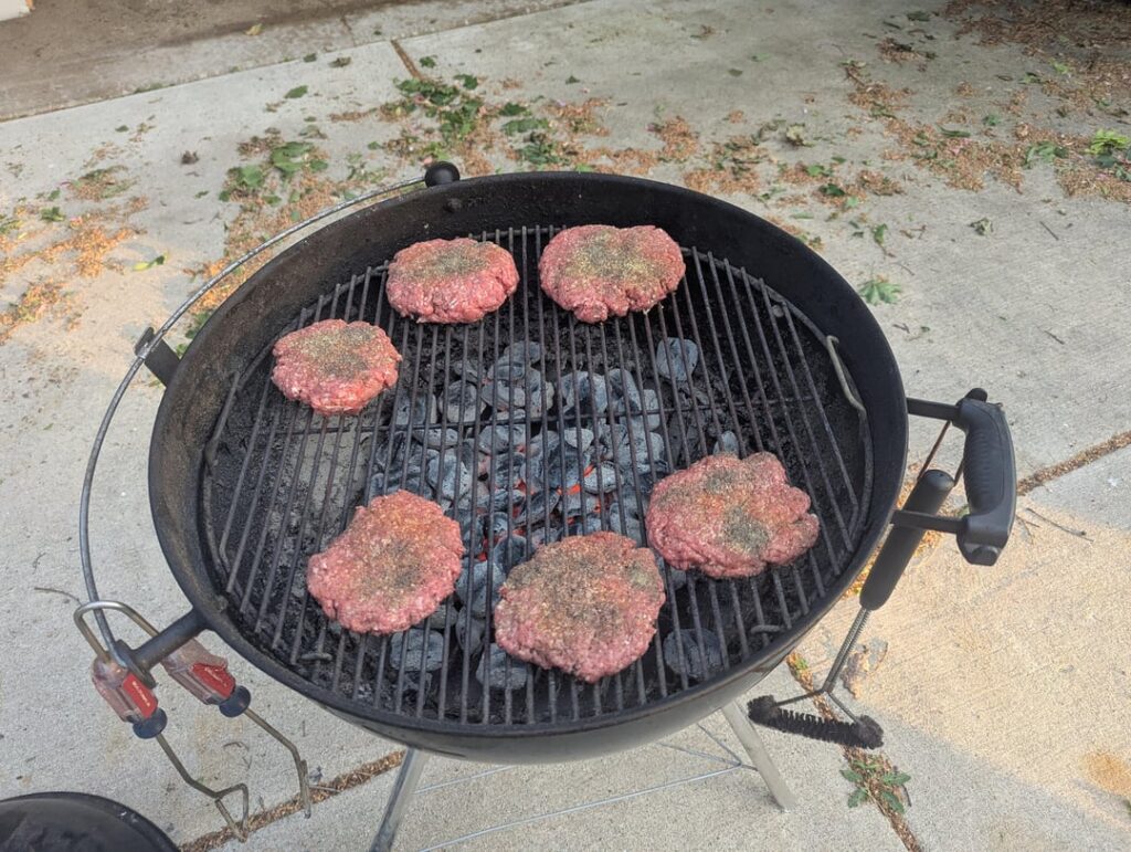 Drove 800+ miles home from vacation to find a sweltering heat wave. Decided to fire up the grill.
