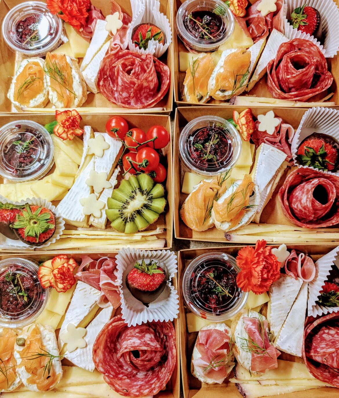 I made 18 mini charcuteries for coworkers today