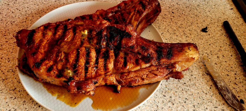 Cowboy rib eye steaks