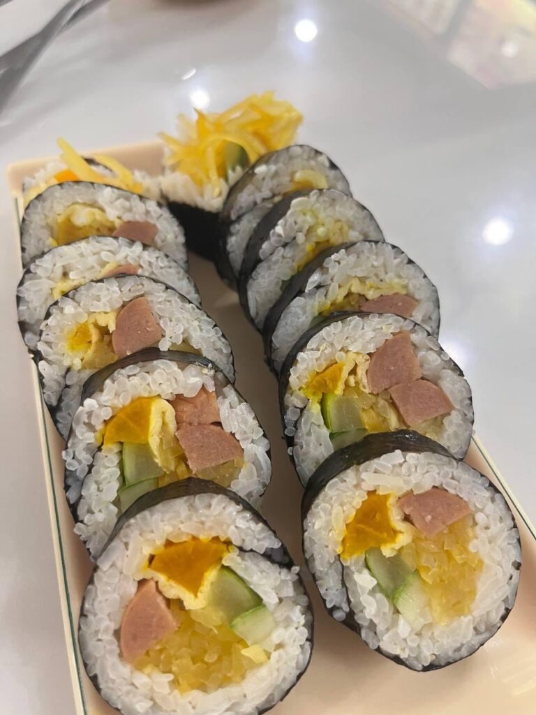 Had kimbap, ramen and katsudon