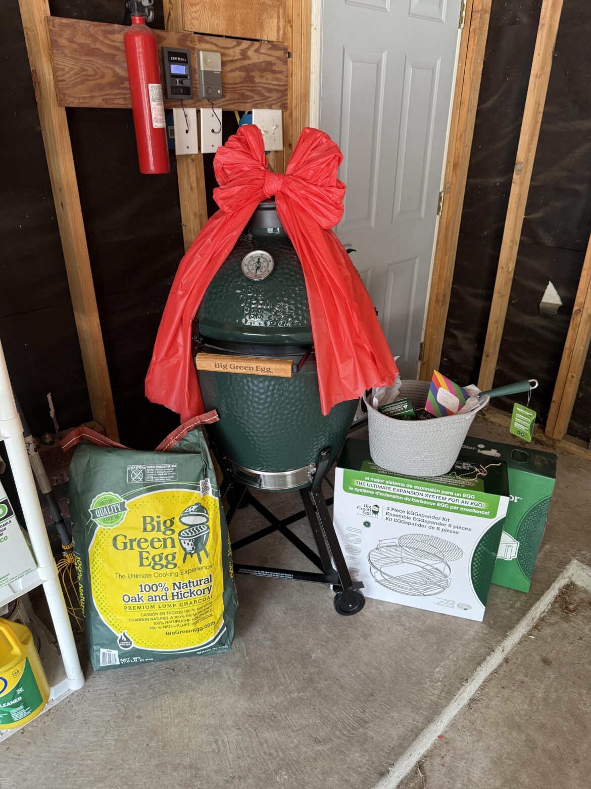 Big green gift from my family.