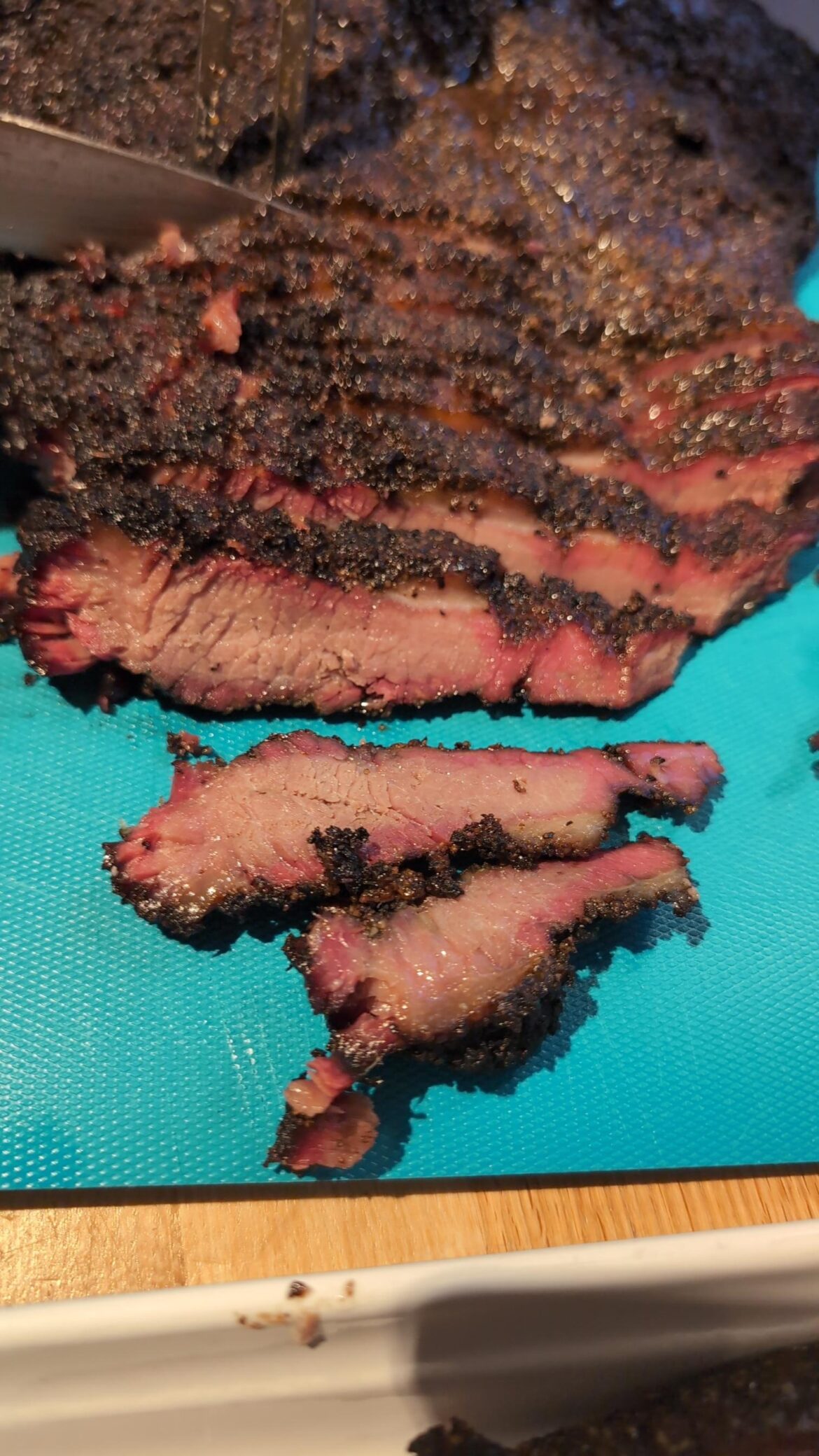 Smoked a brisket for the first time, imported an American brisket to Sweden because our cows aren't fatty enough