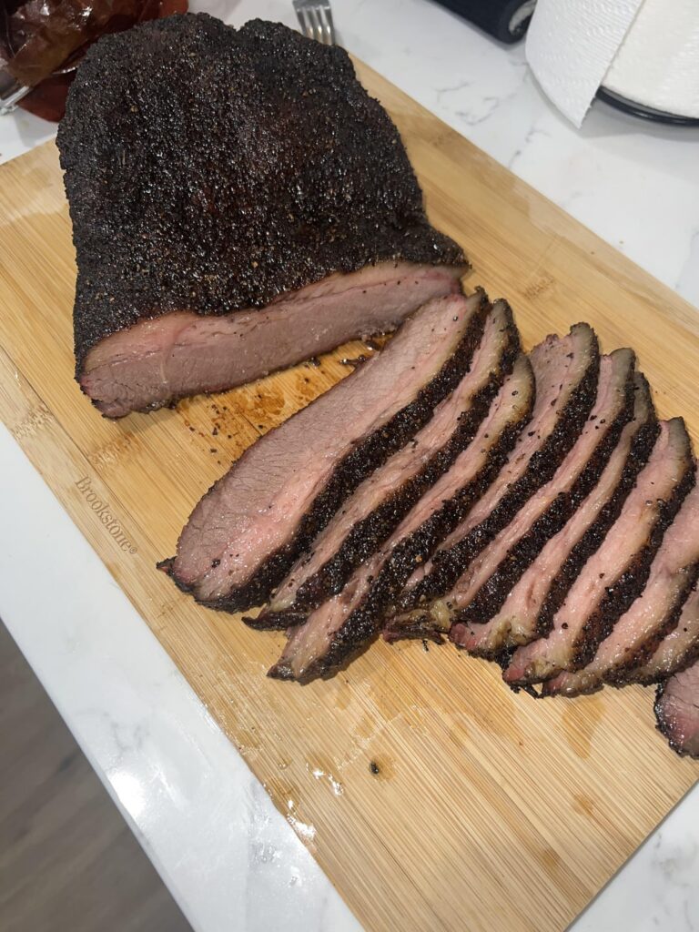 First time smoking a whole brisket, let me know how I did!