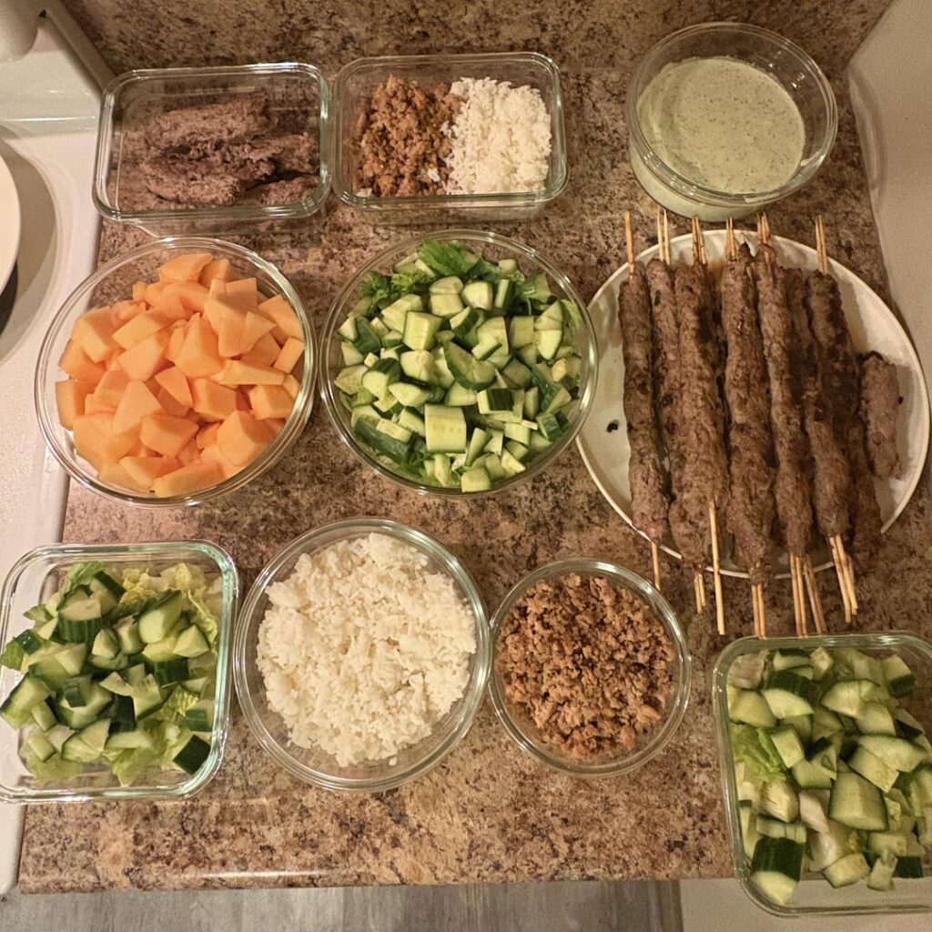 b’day meal-prep