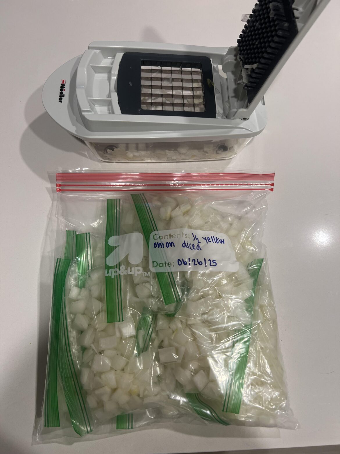 Freezer Prep Idea For Faster Cooking: Diced Onions