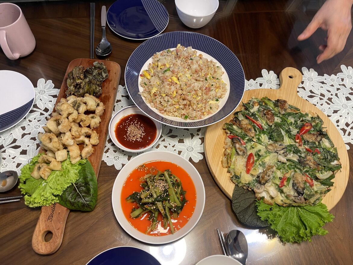 Mother-in-law’s cooking!