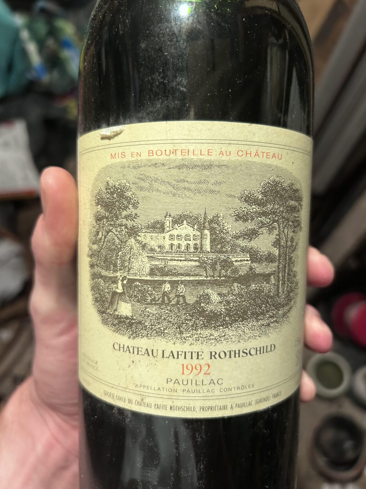Found 2 bottles of this 1500€ wine