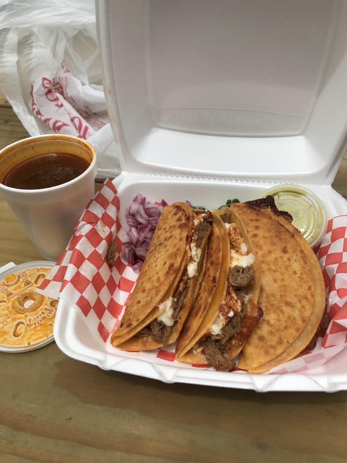 Tacos 4-U $12 Quesabirria plate, delicious!