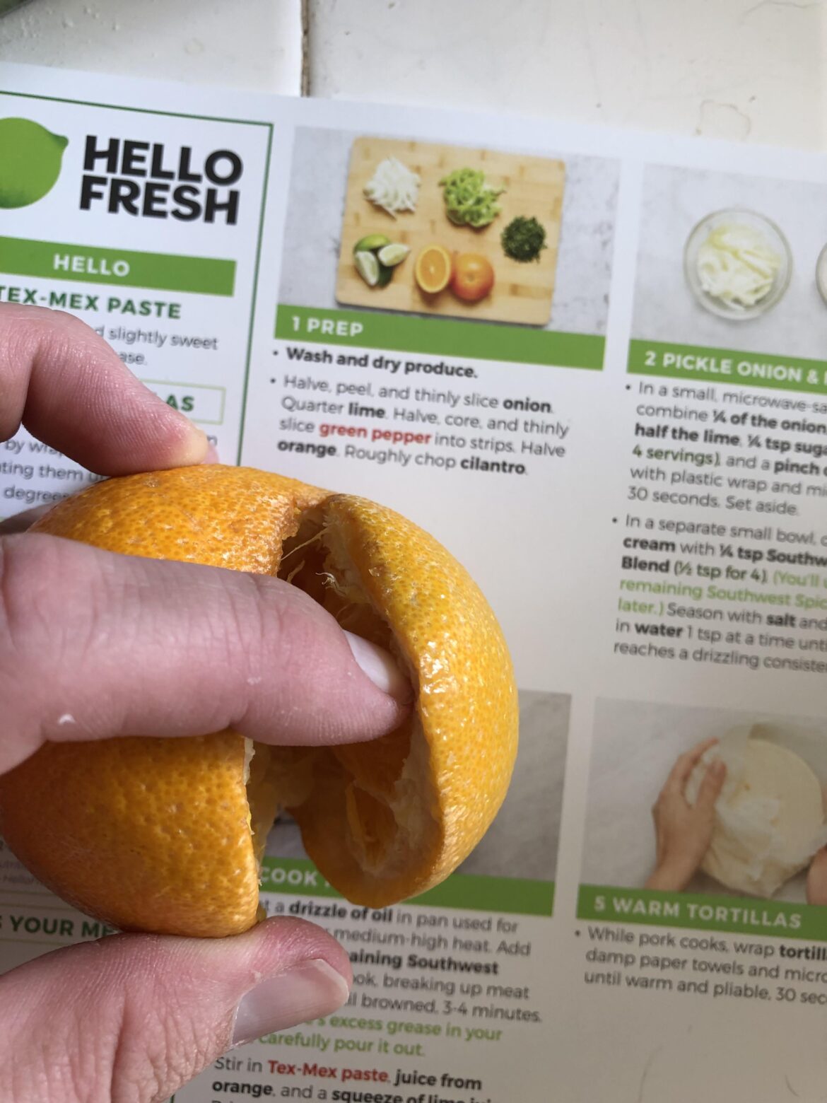 My orange arrived like this… pre halved I guess? 😑