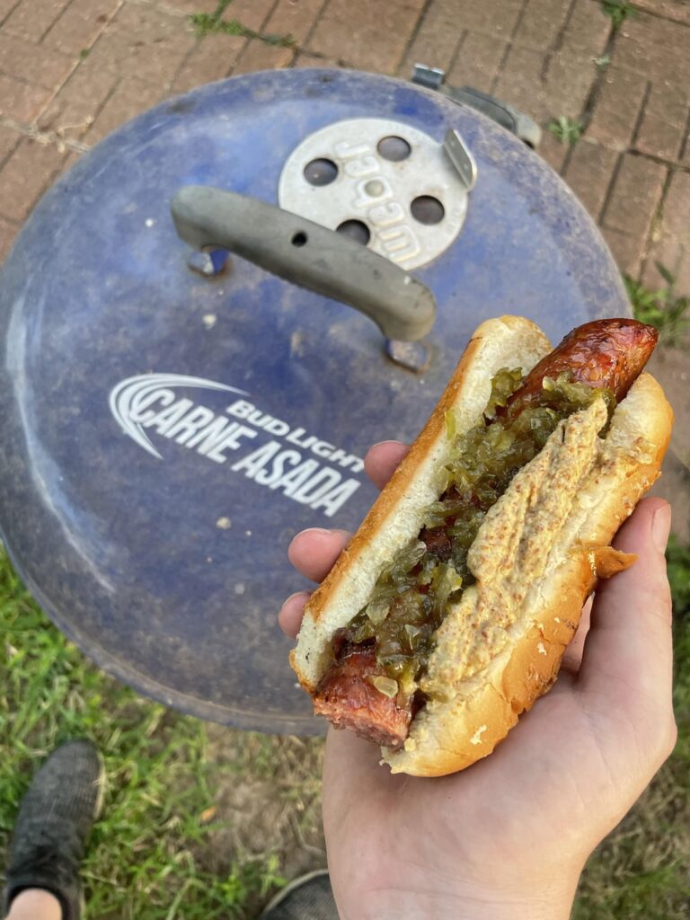 Used my neighbors 18in kettle