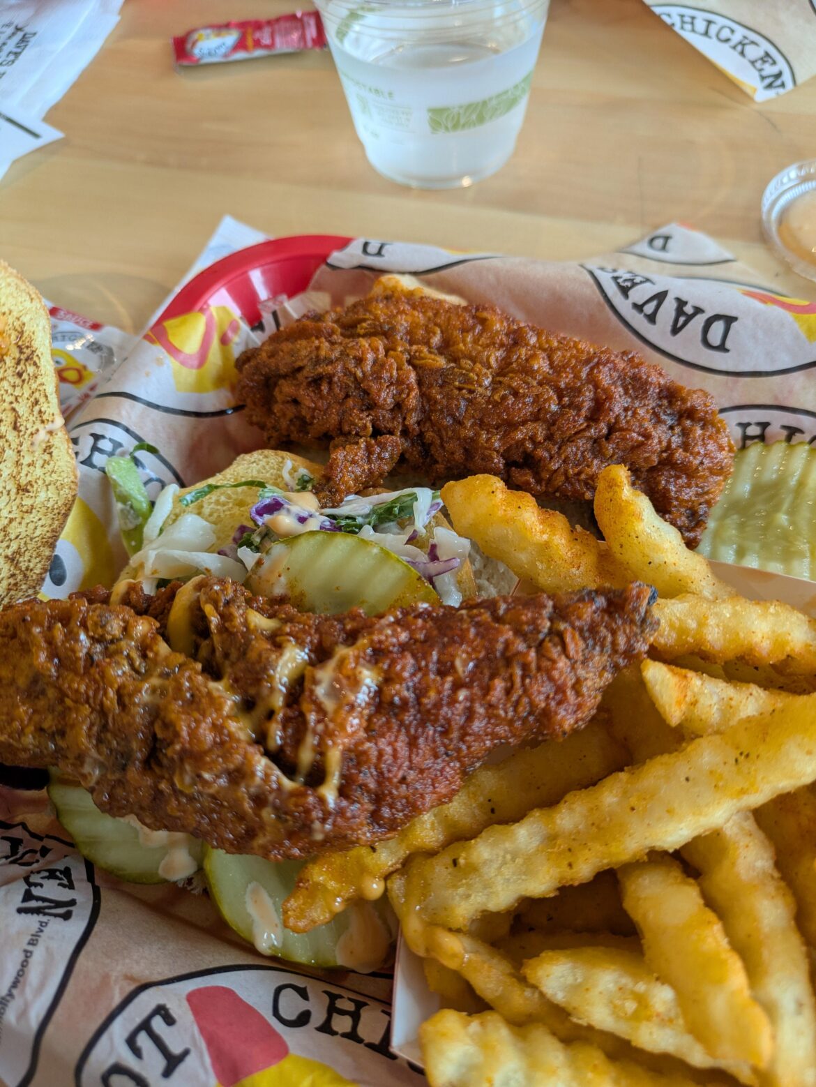 Dave's - portion size smaller