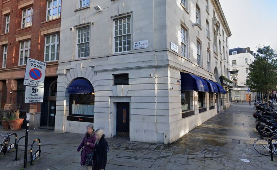 Margot Restaurant, London.