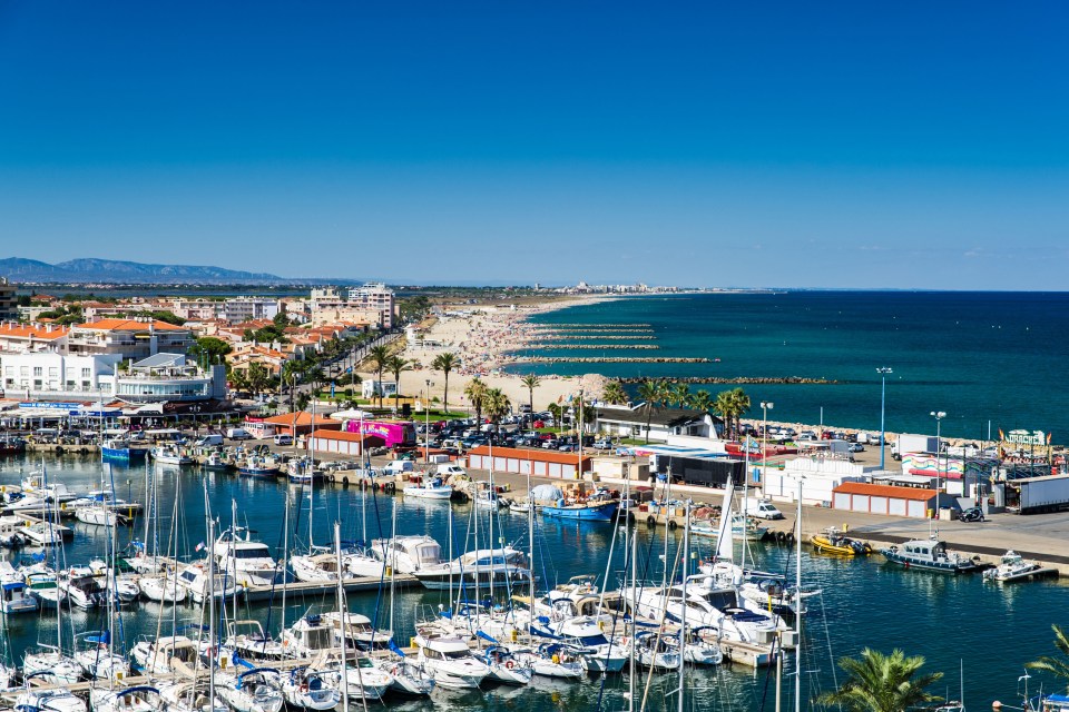 Saint Cyprien is a beach-lover’s paradise with four miles of glorious wide sands fronting the Mediterranean