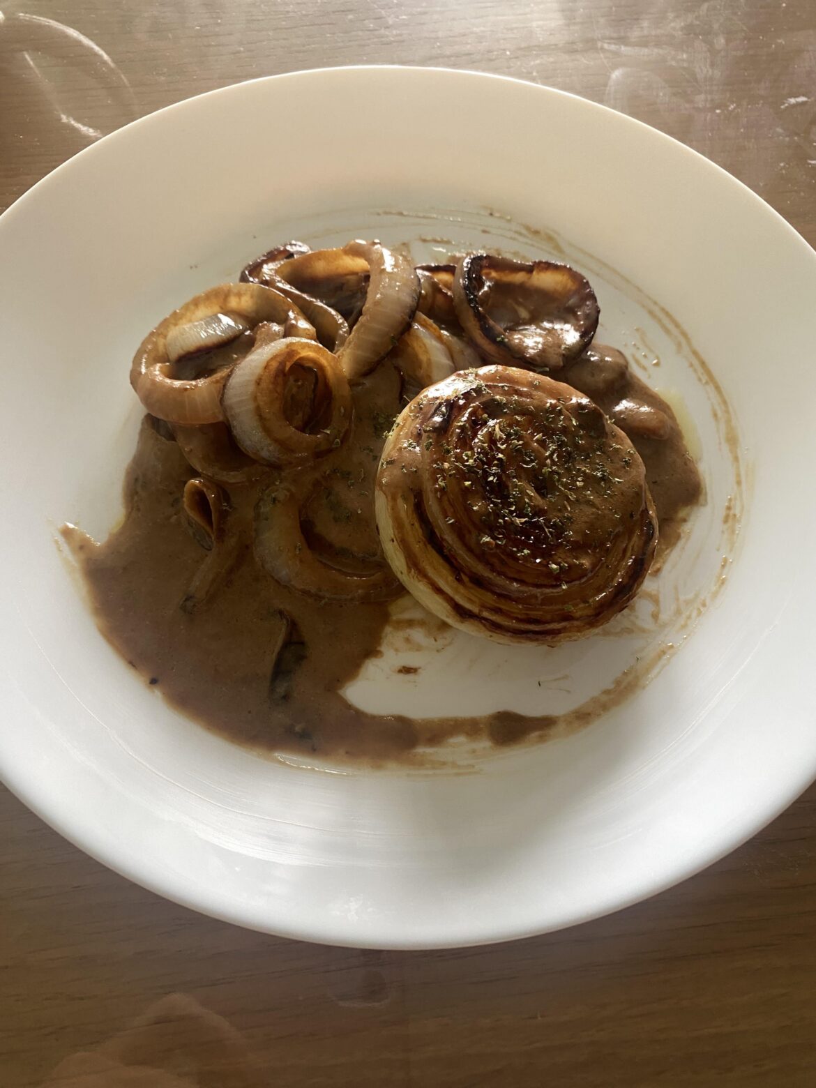 breakfast, just onion, simple and elegant