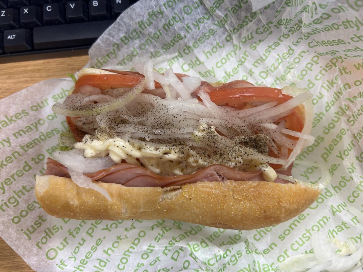 Asked for “extra onions” at Publix and my man understood the assignment…