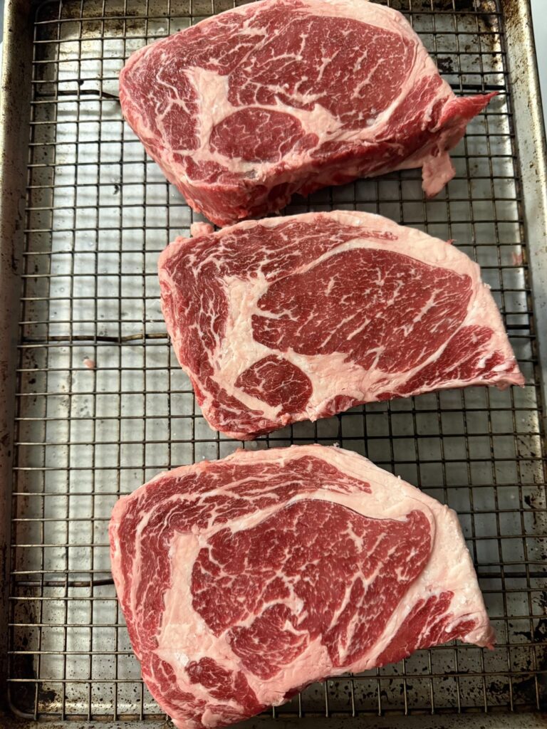 Some ribeyes