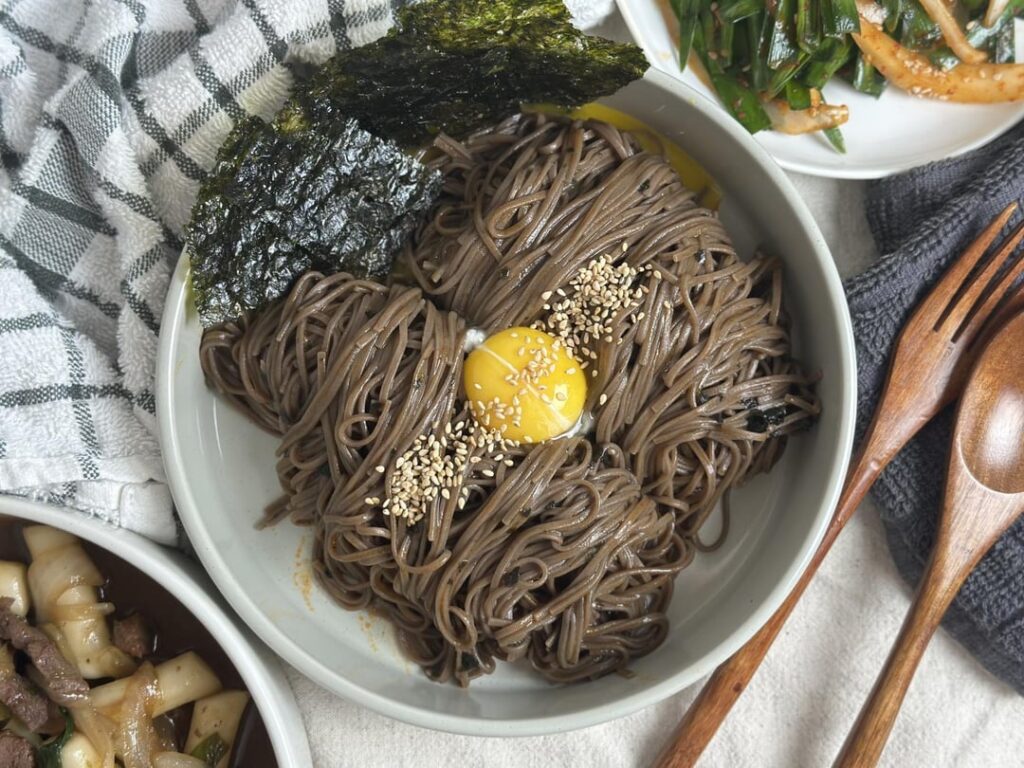 BTS Jungkook's Makguksu (perilla oil noodle)