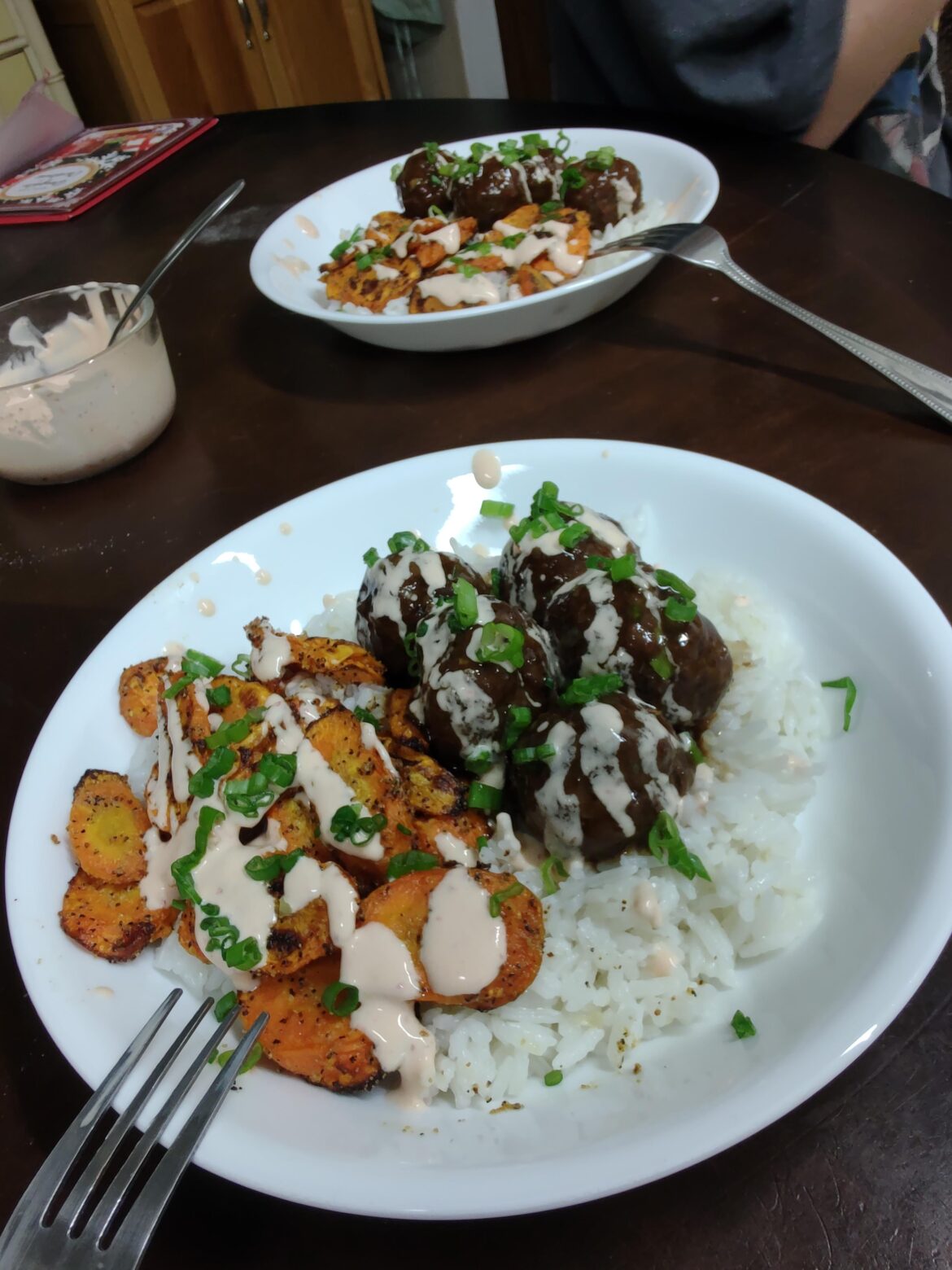 Tunisian spiced meatballs is always ordered when available. The flavor is on point!