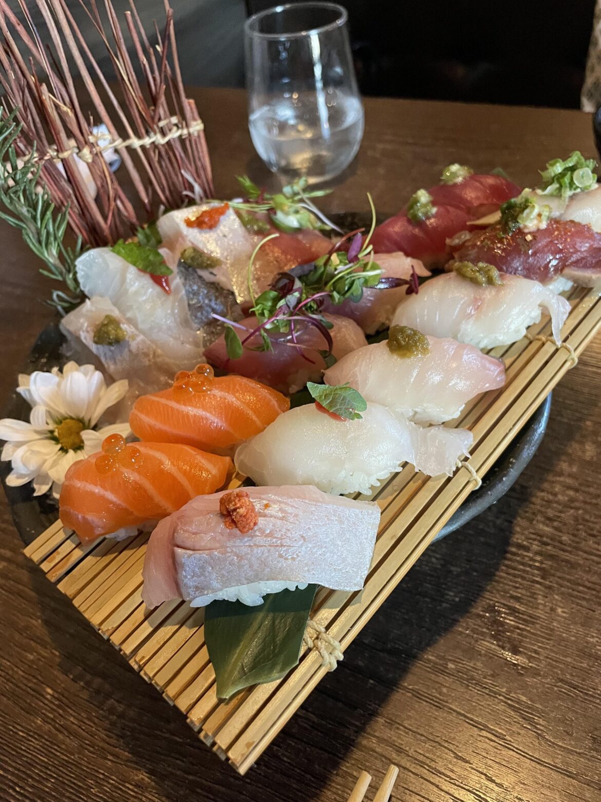 This Was an Awesome Nigiri Lunch Platter