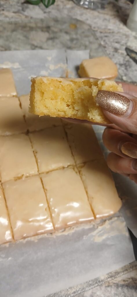 Glazed Lemon Blondies
