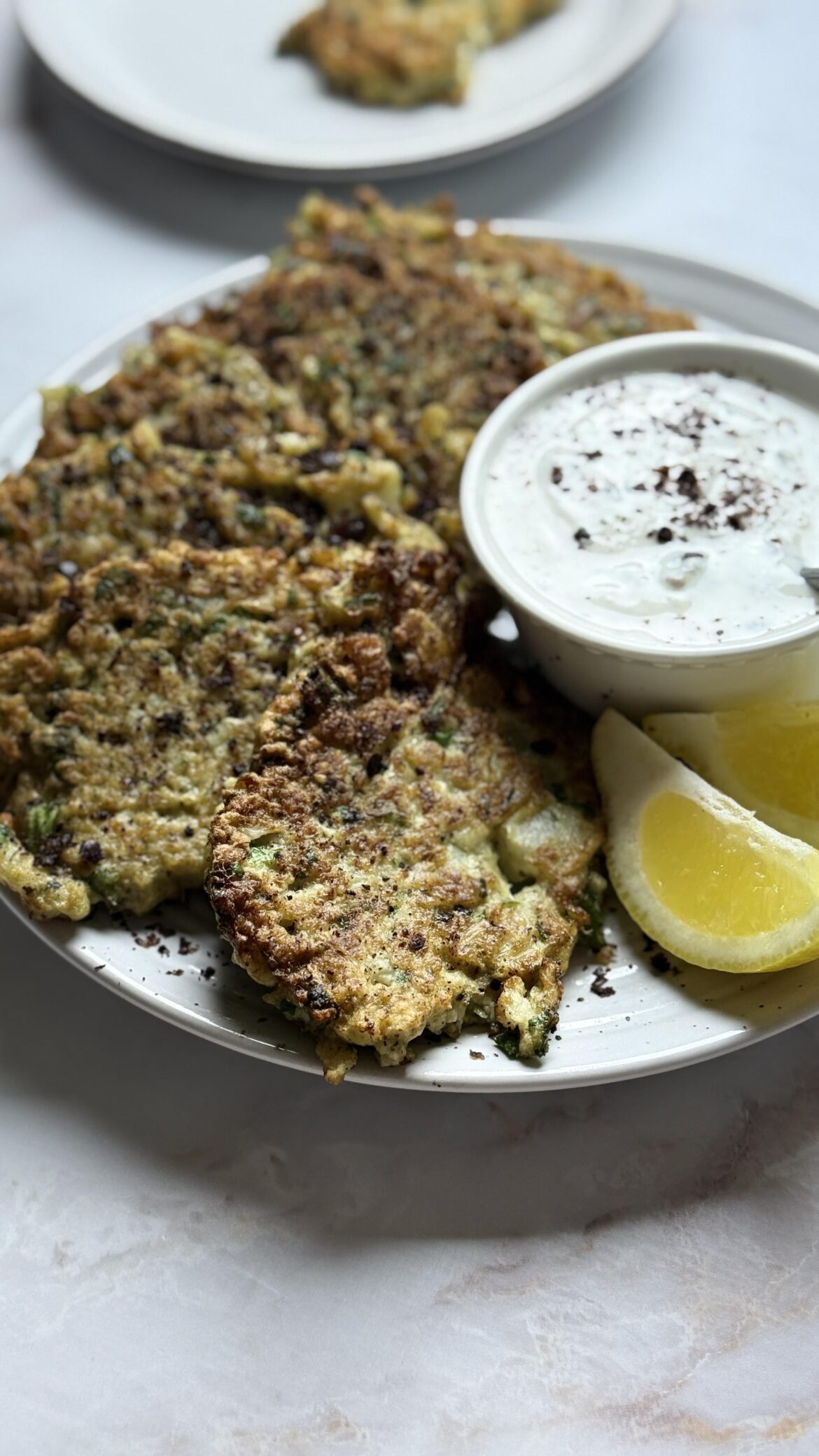 First Time Making Cauliflower Fritters!
