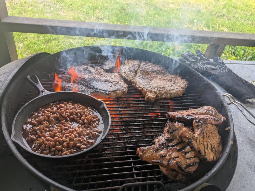 Great day for grilling