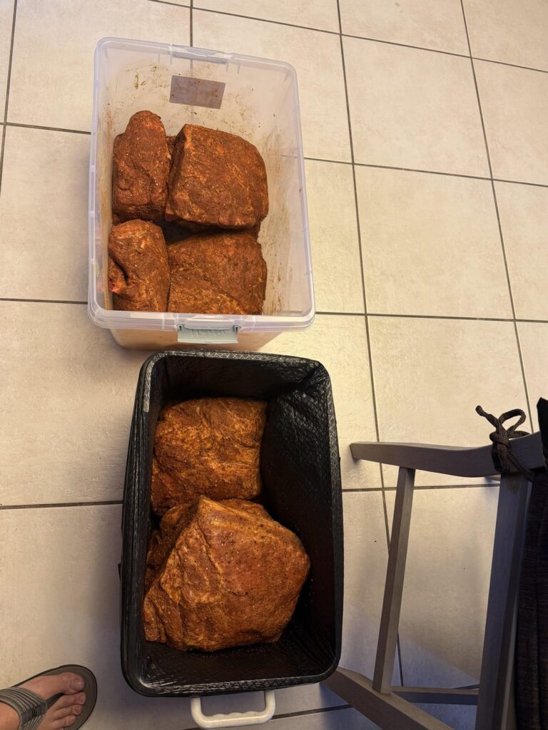 110lbs of butt for 300 ppl.