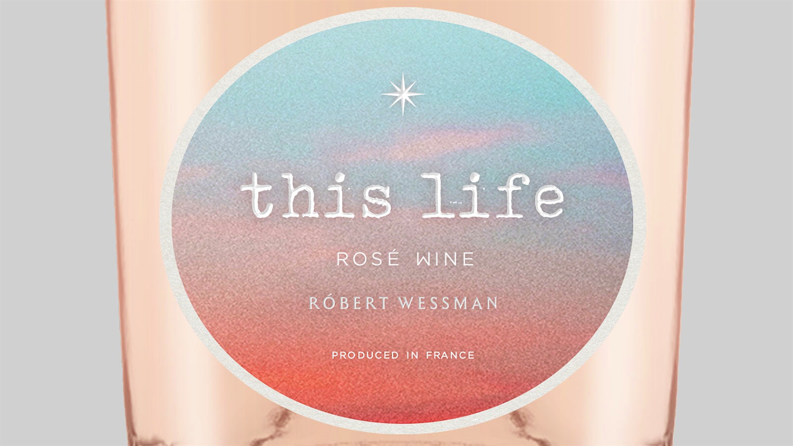  This Life rosé wine label