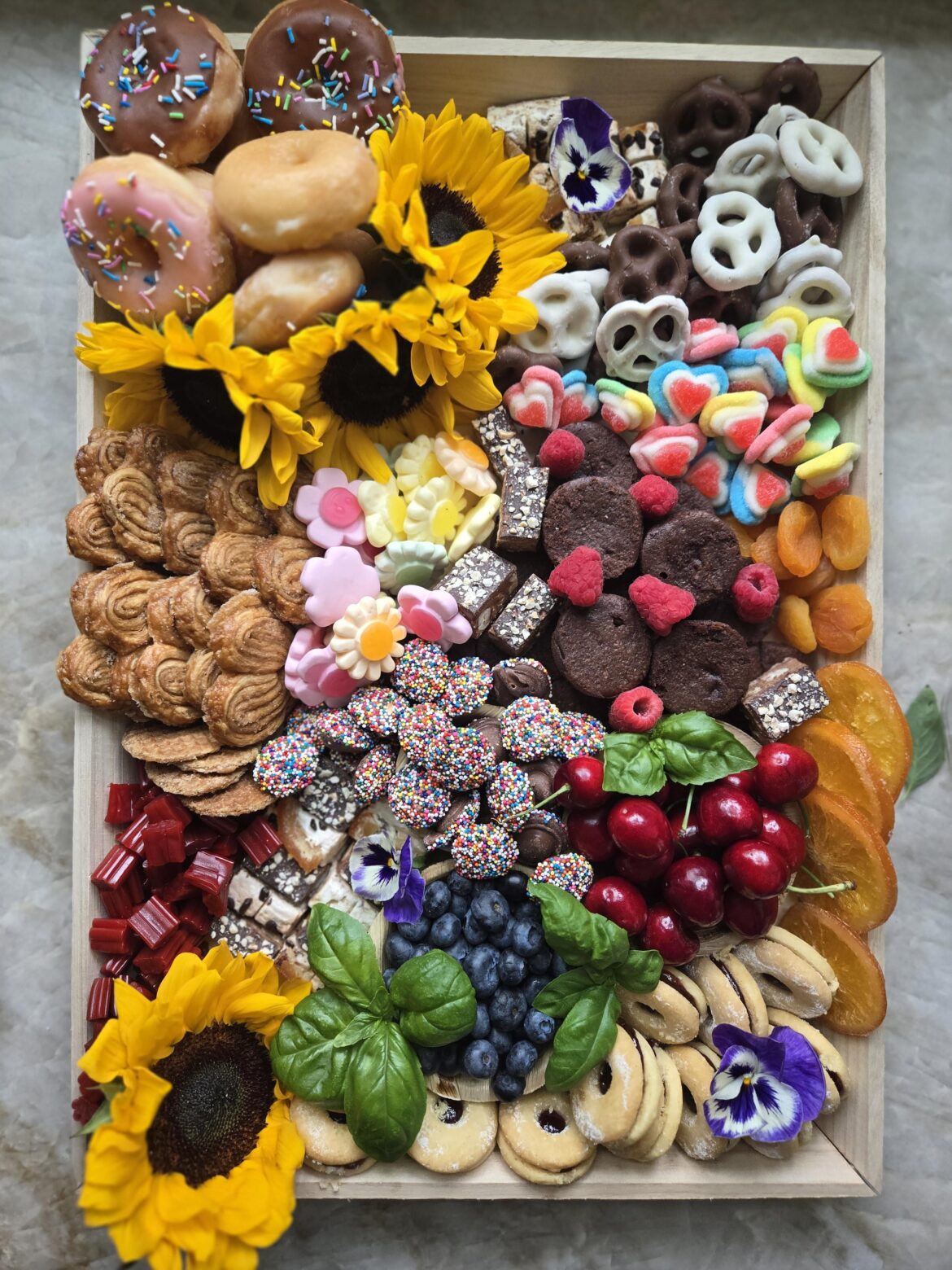 Built a dessert board for 10–15 people. Immediately considered keeping it all for myself. Built a dessert board for 10–15 people. Immediately considered keeping it all for myself.