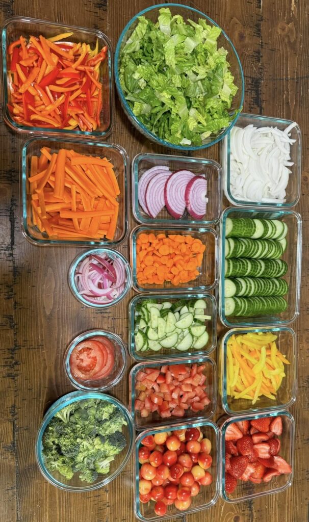 I prefer ingredient prep rather than meal prep