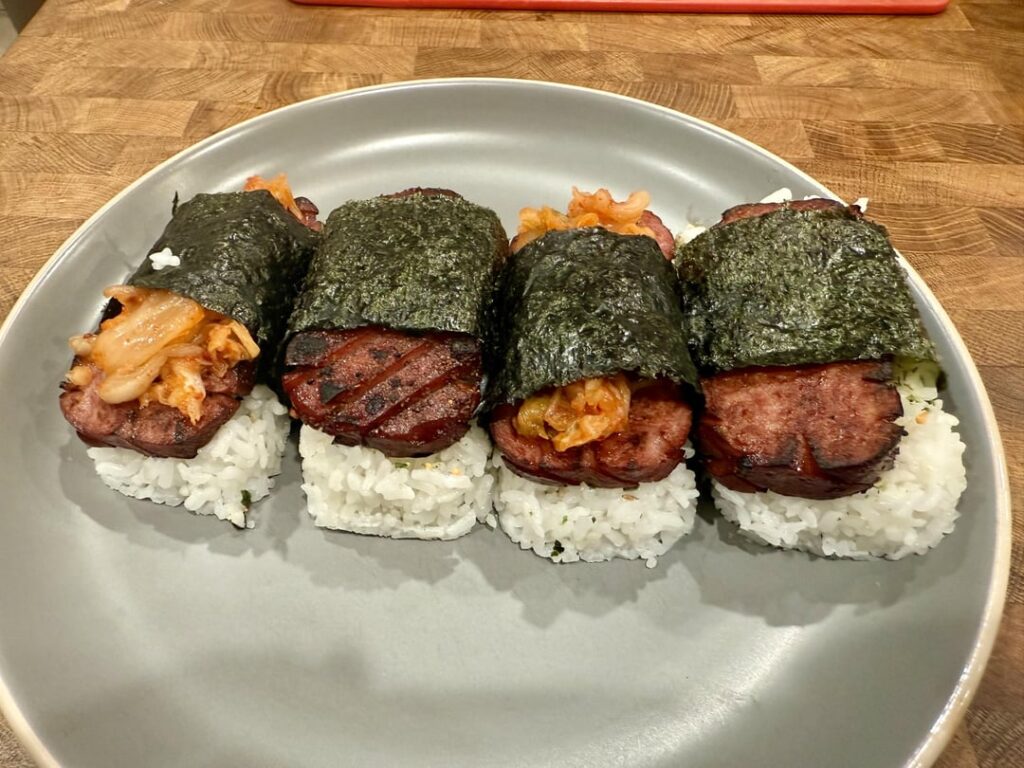 Smoked Spam Masubi