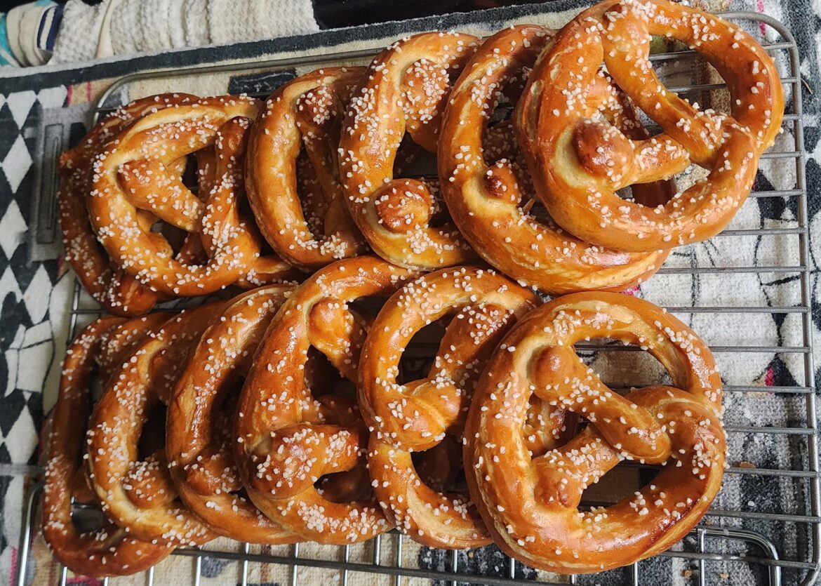 I love making homemade pretzels. They're a hit at the farmers markets!