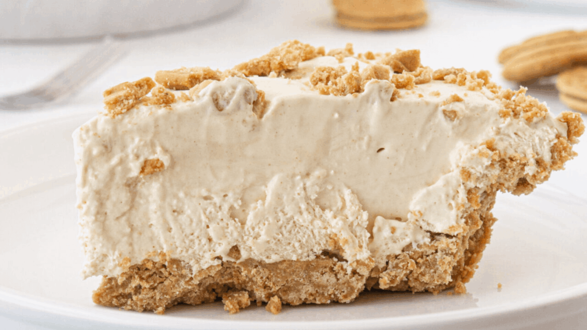 No Bake Peanut Butter Pie - Perfect for Summer!