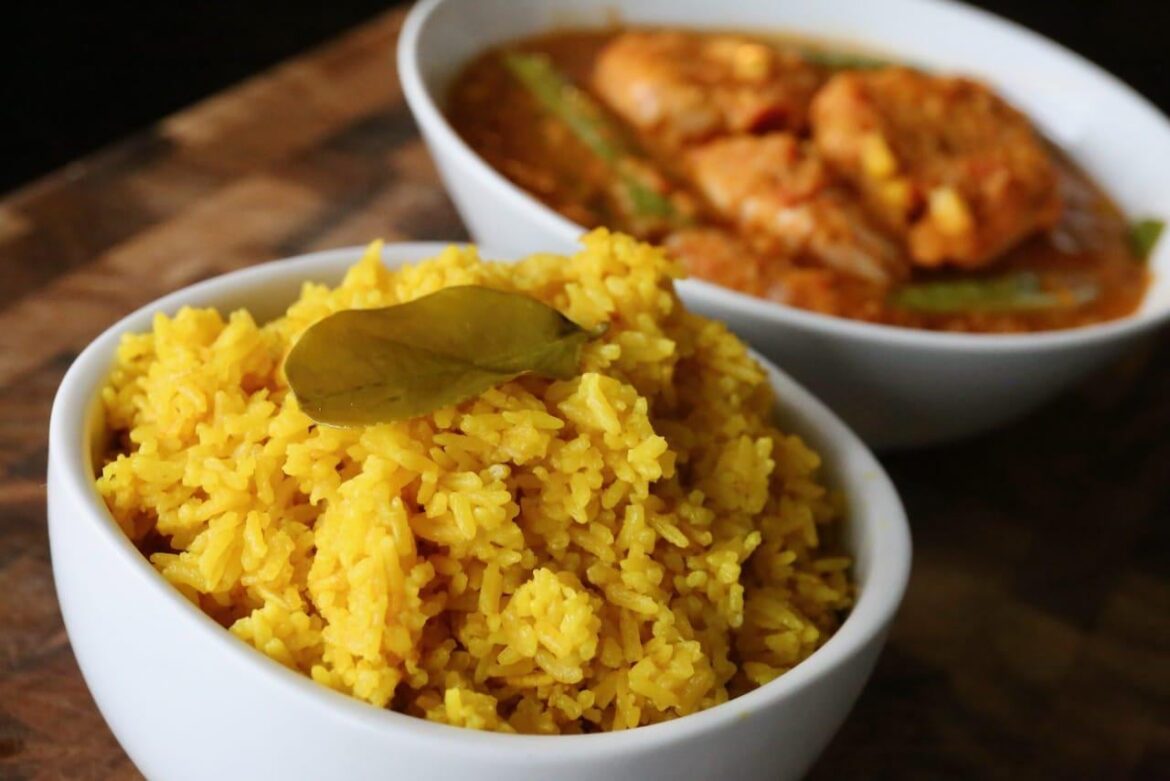 Indonesian Yellow Rice Nasi Kuning