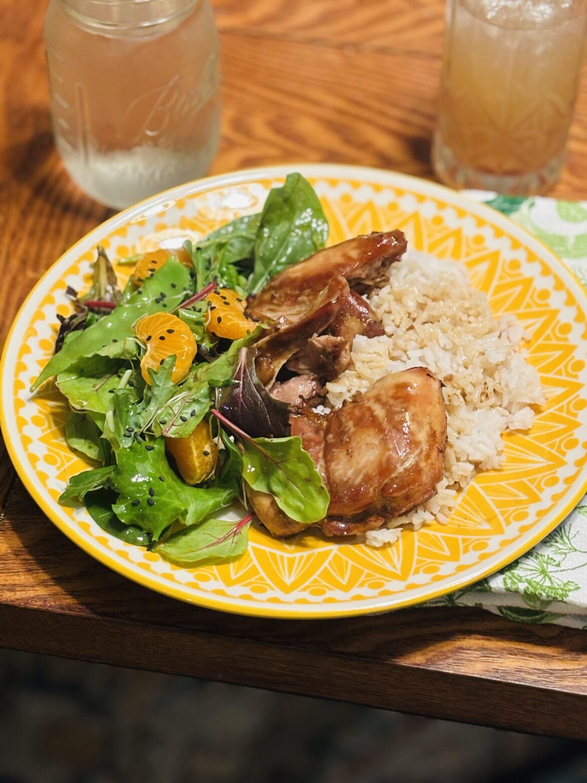 Honey soy garlic chicken