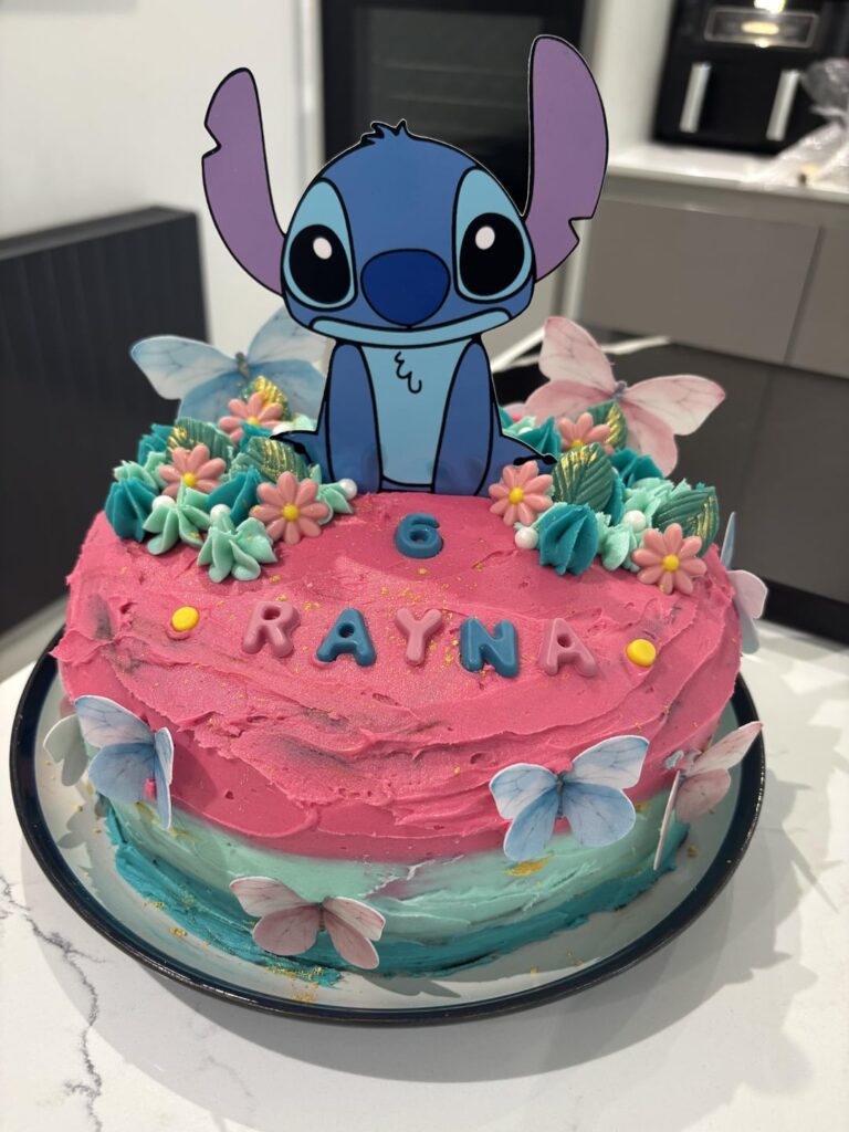 Niece asked for a cake. Swipe for the inspo pic 🥲🌸