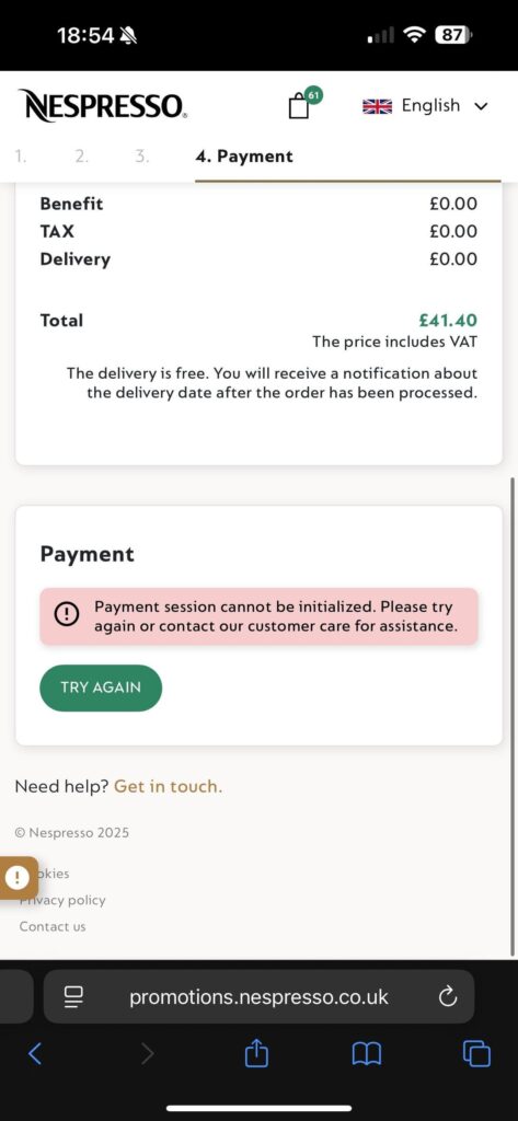 New machine 50 pod offer