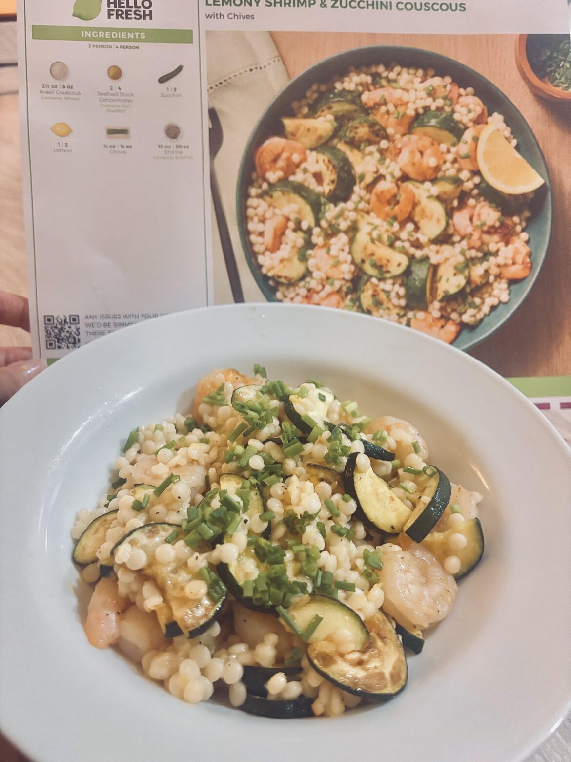 Lemony Shrimp & Couscous