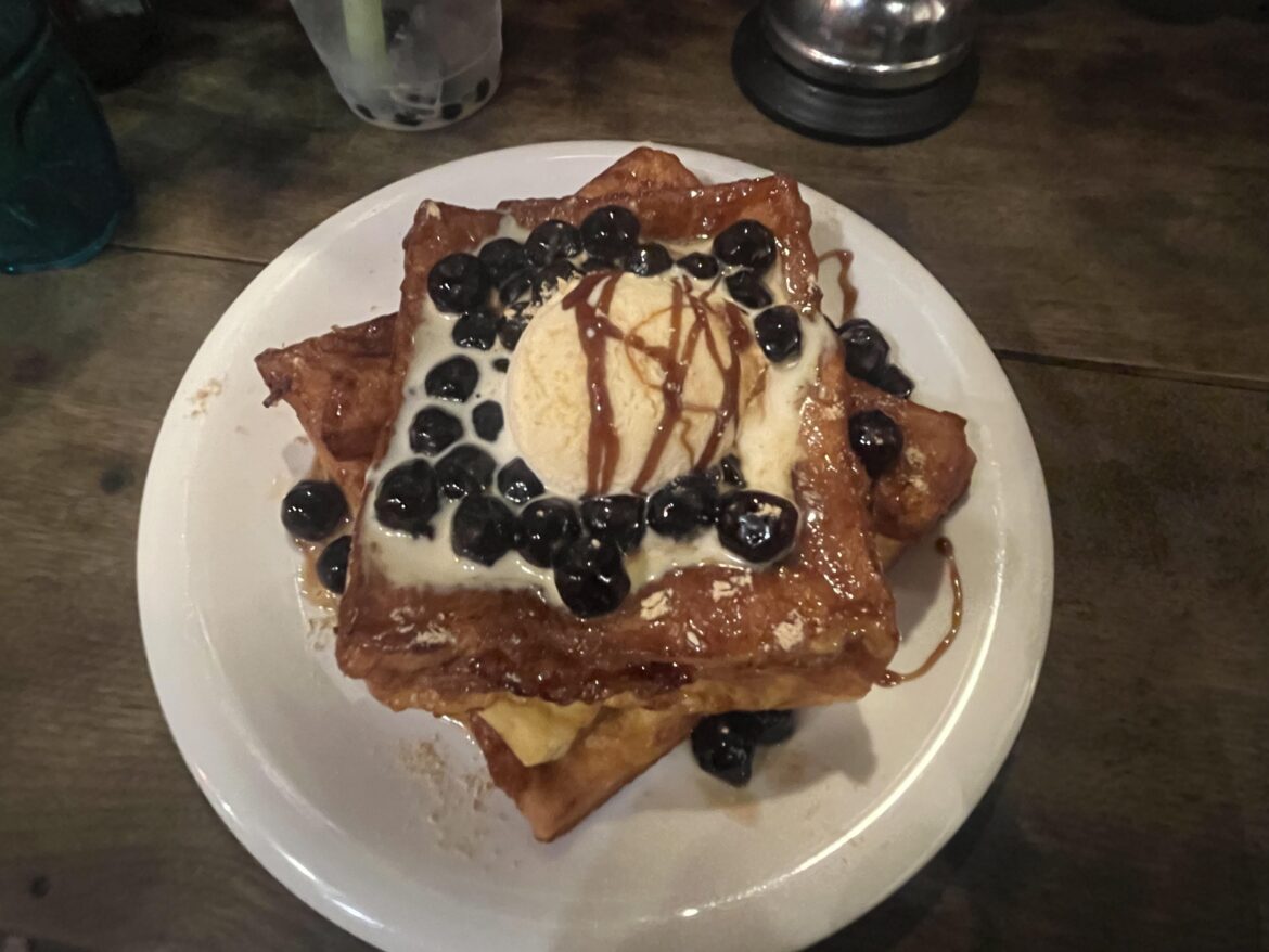 Tapioca ice cream toast